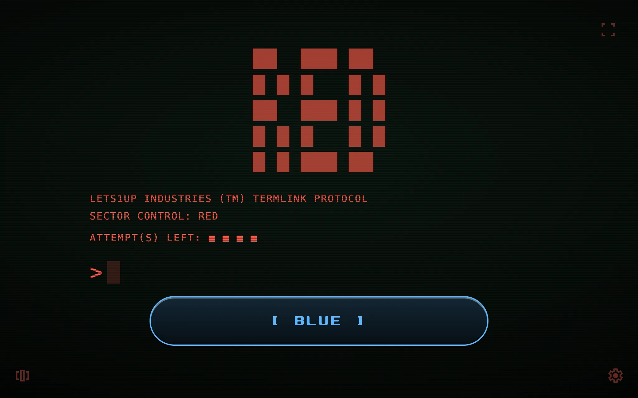Beacon's Terminal mode on a tablet: the point held by red, the session log, and blue's key to take it back